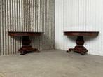 Wandtafel (2) - Console tafel, demi lune, wandtafel, halve, Antiek en Kunst, Antiek | Meubels | Stoelen en Banken