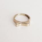 Ring - 18 karaat Witgoud - 0.05ct. tw. Diamant (Natuurlijk), Nieuw