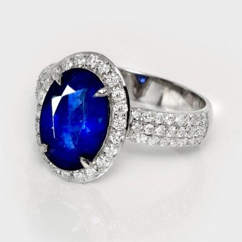 Zonder Minimumprijs - Ring - 18 karaat Witgoud, IGI & Lotus, Sieraden, Tassen en Uiterlijk, Ringen