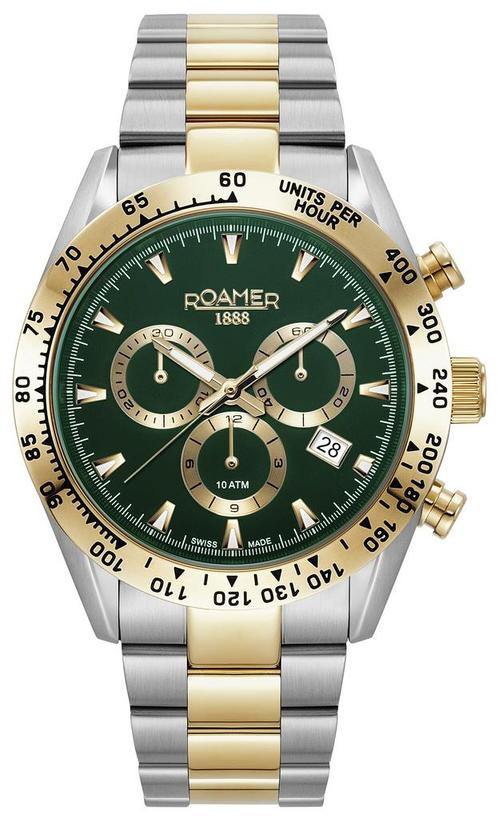 Roamer Monza 100 850837 47 75 20 horloge 42 mm, Sieraden, Tassen en Uiterlijk, Horloges | Heren, Staal, Nieuw, Staal, Overige merken