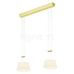 Bankamp Conus Hanglamp LED 2-lichts, messing mat, Verzenden, Nieuw