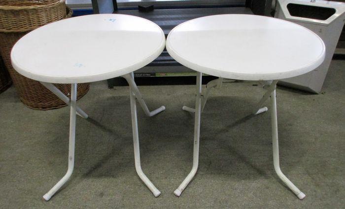 Statafel, RVS Statafel, Statafel hoog, laag - Bø69 x 71 cm, Zakelijke goederen, Kantoor en Winkelinrichting | Kantoormeubilair en Inrichting