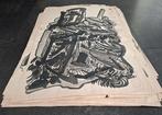 Ca. 100x Verzameling , Ernst Vijlbrief (1934-2010), 100 A, Antiek en Kunst, Kunst | Schilderijen | Abstract