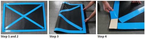 Dubbelzijdige tape voor het bevestigen van rubber matten en, Tuin en Terras, Tegels en Klinkers, Verzenden