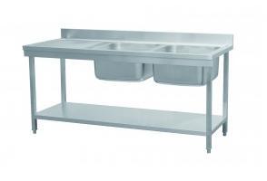 Spoeltafel Bodemschap | 180x70x90 cm | 65 KG Combisteel, Zakelijke goederen, Horeca | Meubilair en Inrichting, Verzenden