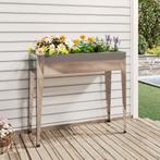 vidaXL Plantenbak 100,5x40,5x90 cm gegalvaniseerd staal, Verzenden, Nieuw, Metaal, 60 cm of meer
