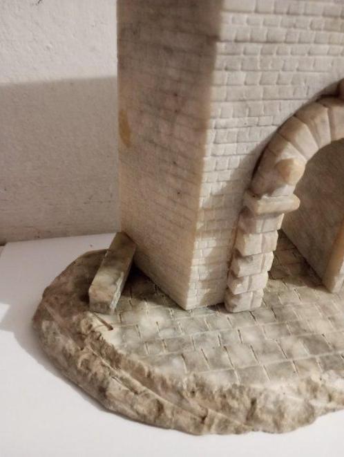 sculptuur, porta antica - 20 cm - Marmer, Antiek en Kunst, Antiek | Keramiek en Aardewerk
