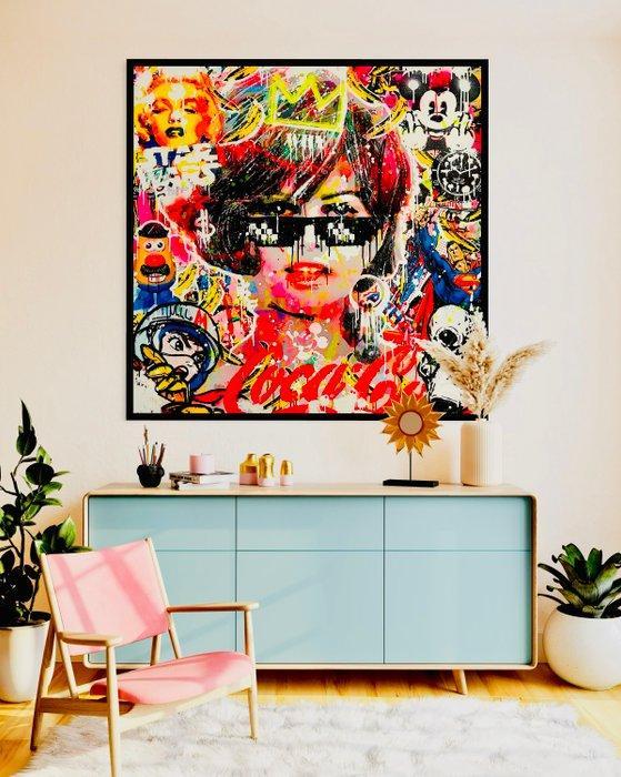 Mikko - Claudia Cardinale Pop Art Tribute - XL (No reserve, Antiek en Kunst, Kunst | Schilderijen | Modern