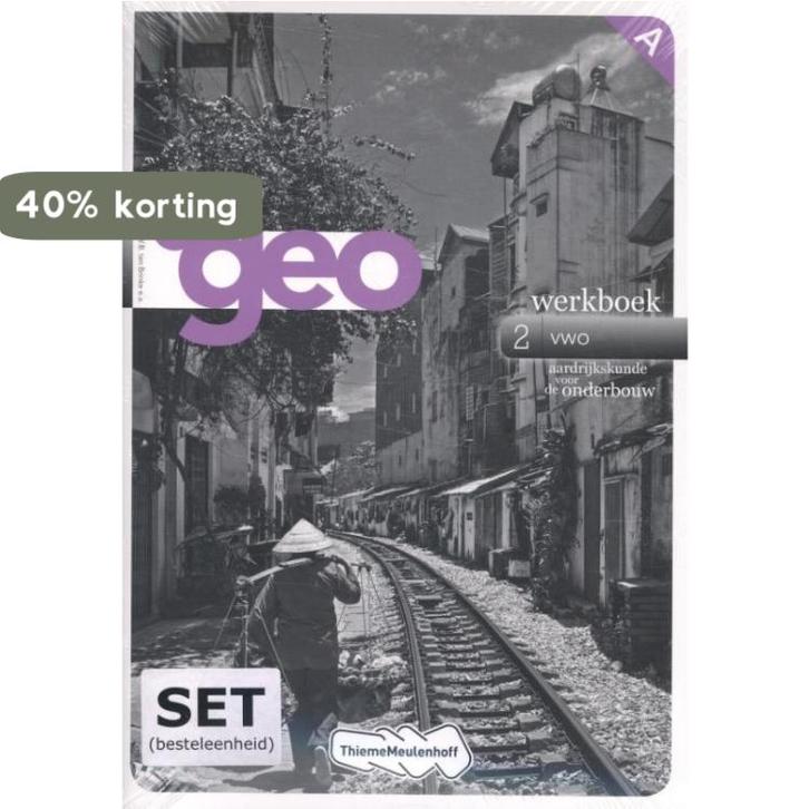 De Geo 2 2 vwo Combipakket werkboek 9789006372816, Boeken, Schoolboeken, Zo goed als nieuw, Verzenden