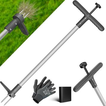 Onkruidsteker met steel - onkruidverwijderaar met T-greep beschikbaar voor biedingen