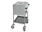 GGM Gastro | Bain marie warmhoudwagen - 1x GN 1/1 | TWF1756, Verzenden