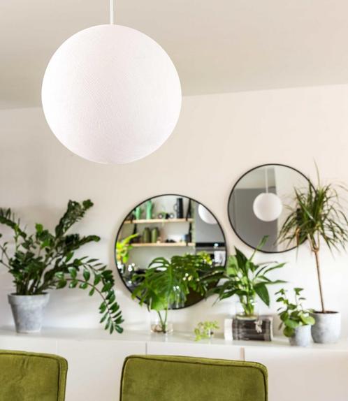 Witte cottonball hanglamp  31 cm, Huis en Inrichting, Lampen | Hanglampen, Nieuw, Verzenden