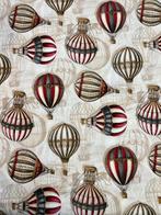 Exclusieve stof in postmoderne stijl met luchtballonnen -