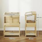 TRUUSK Hamsterkooi met 2 Verdiepingen - Opklapbaar Deksel -, Dieren en Toebehoren