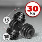 Physionics® Korte halterset 30 kg, gekartelde handgreep, Ø 2, Verzenden, Nieuw