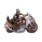 Nemesis Now - Rebel Rider Bronze Motor Beeld 19cm, Verzamelen, Nieuw, Verzenden