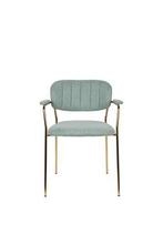 Eetkamerstoel - Roos - Goud/Lichtgroen - House of Rebels, Huis en Inrichting, Stoelen, Verzenden, Nieuw
