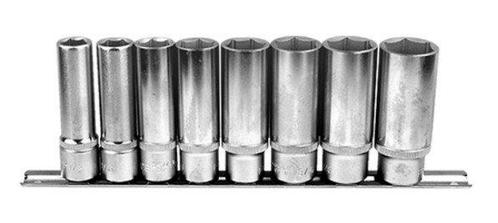 1/2 Doppenset lang 6-kant SAE 8 delig, Auto diversen, Autogereedschap, Verzenden