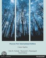 Linear Algebra Pearson  International Edition 9781292042725, Zo goed als nieuw, Verzenden