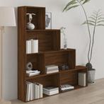 vidaXL Boekenkast 155x24x160 cm bruin eikenkleur, Huis en Inrichting, Verzenden, 150 tot 200 cm, Nieuw, Minder dan 25 cm