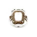 Queens ring 925 - Peach moonstone, Ophalen of Verzenden, Nieuw