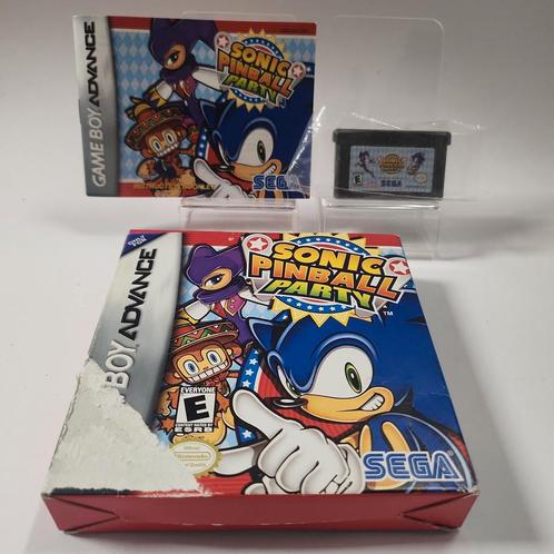 Sonic Pinball Party Boxed Game Boy Advance, Spelcomputers en Games, Games | Nintendo Game Boy, Ophalen of Verzenden