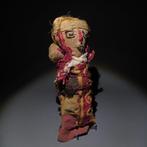 Chancay, Peru Textiel Doll. 1000-1300 na Christus. Hoogte