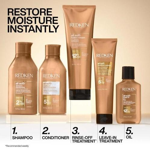 Redken All Soft Argan-6 Oil - 111ml, Sieraden, Tassen en Uiterlijk, Uiterlijk | Haarverzorging, Overige typen, Nieuw, Ophalen of Verzenden