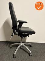 RH Logic 400 XL  - Met bestaande zwart leren bekleding - Gri, Werkplek, Ophalen of Verzenden, Gebruikt, Stoel