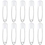 Fako Bijoux - 10 Veiligheidsspelden Met Beschermkap -, Sieraden, Tassen en Uiterlijk, Broches, Verzenden, Nieuw