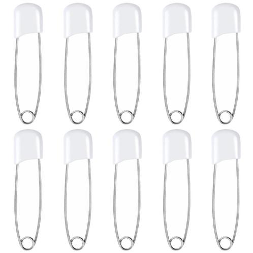 Fako Bijoux® - 10 Veiligheidsspelden Met Beschermkap -, Sieraden, Tassen en Uiterlijk, Broches, Verzenden
