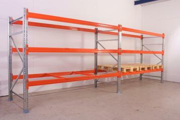 Palletstelling stelling magazijnstelling nieuw set 25,2 mtr. beschikbaar voor biedingen