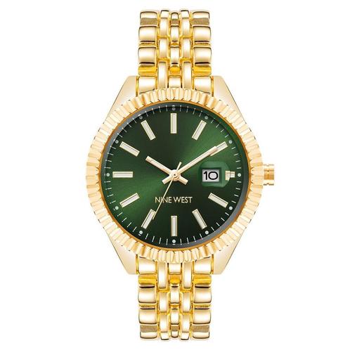 Horloge Dames Nine West NW_2660GNGB, Sieraden, Tassen en Uiterlijk, Zonnebrillen en Brillen | Heren, Verzenden