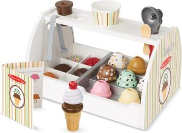 Melissa &amp; Doug Houten ijscorner Scheppen en serveren - beschikbaar voor biedingen