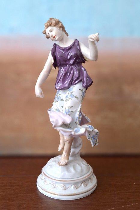 Capodimonte - Beeld, Dansende vrouw - 22.5 cm - Porselein, Antiek en Kunst, Antiek | Glas en Kristal