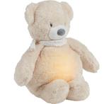 Knuffel met hartslag en nachtlampje | Beer Sleepy | Beige, Ophalen of Verzenden, Nieuw