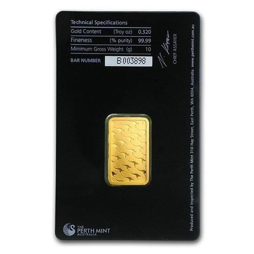 10 gram - Goud .999 - The Perth Mint - Verzegeld en met, Postzegels en Munten, Edelmetalen en Baren