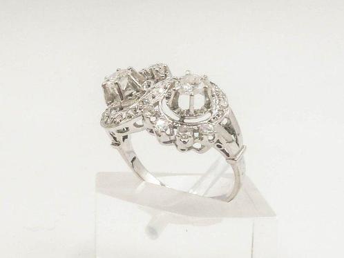 Ring - 18 karaat Witgoud Diamant (Natuurlijk) - Diamant, Sieraden, Tassen en Uiterlijk, Ringen