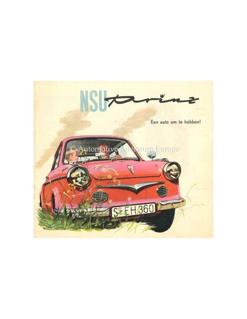 1959 NSU PRINZ I & II BROCHURE NEDERLANDS, Boeken, Auto's | Folders en Tijdschriften