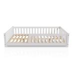 Kinderbed Naya - 120 x 200 cm - Wit, Kinderen en Baby's, Verzenden, Nieuw