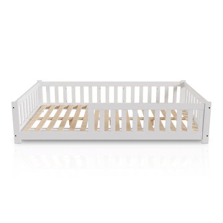 Kinderbed Naya - 120 x 200 cm - Wit, Kinderen en Baby's, Kinderkamer | Bedden, Nieuw, Verzenden