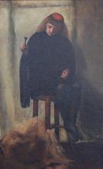 Evert Pieters (1856-1932) - Het spinnen van leeuwenhaar door