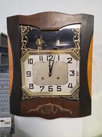 Automatonklok - ODO - hout, metaal, messing, gedecoreerd, Antiek en Kunst, Antiek | Klokken