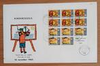 Nederland 1965/1972 - 7x Kindblok op groot formaat envelop -, Gestempeld