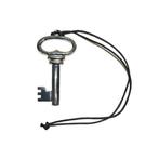 Namaak/nep/housewarming sleutel aan ketting zilver 12 cm -.., Verzenden, Nieuw
