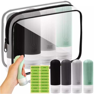 Trizand travel cosmetic bag – navulbare reisflesjes + tra. beschikbaar voor biedingen