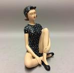 Beeldje - Polystone dame in badpak