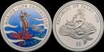 1 dollar Palau dollar 1995- Marine-life protection koper-..., Postzegels en Munten, Munten | Amerika, Verzenden