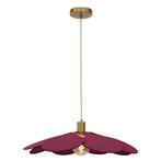 Landelijke hanglamp bordeauxrood, Nena, Nieuw, Ophalen of Verzenden, Landelijk, 75 cm of meer