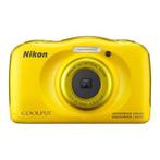 Nikon Coolpix S33 Waterdichte Digitale Compact Camera - Geel, Verzenden, Zo goed als nieuw
